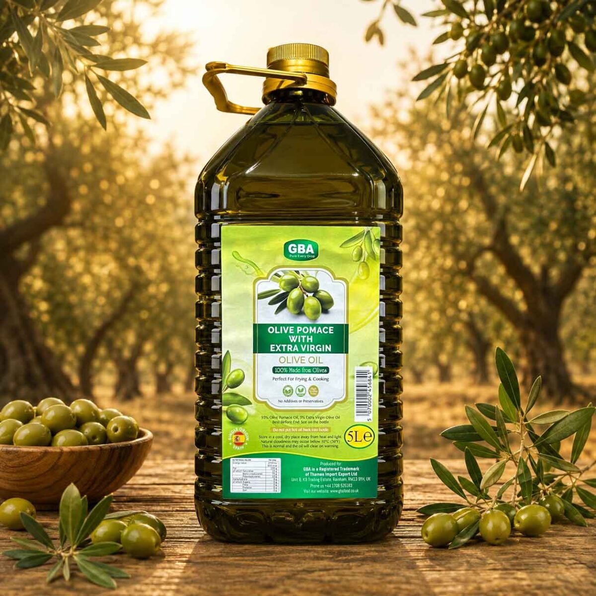 finest European pomace olive oil 5 litre wholesale GBA Food London finest European pomace olive oil 5 litre wholesale GBA Food London
