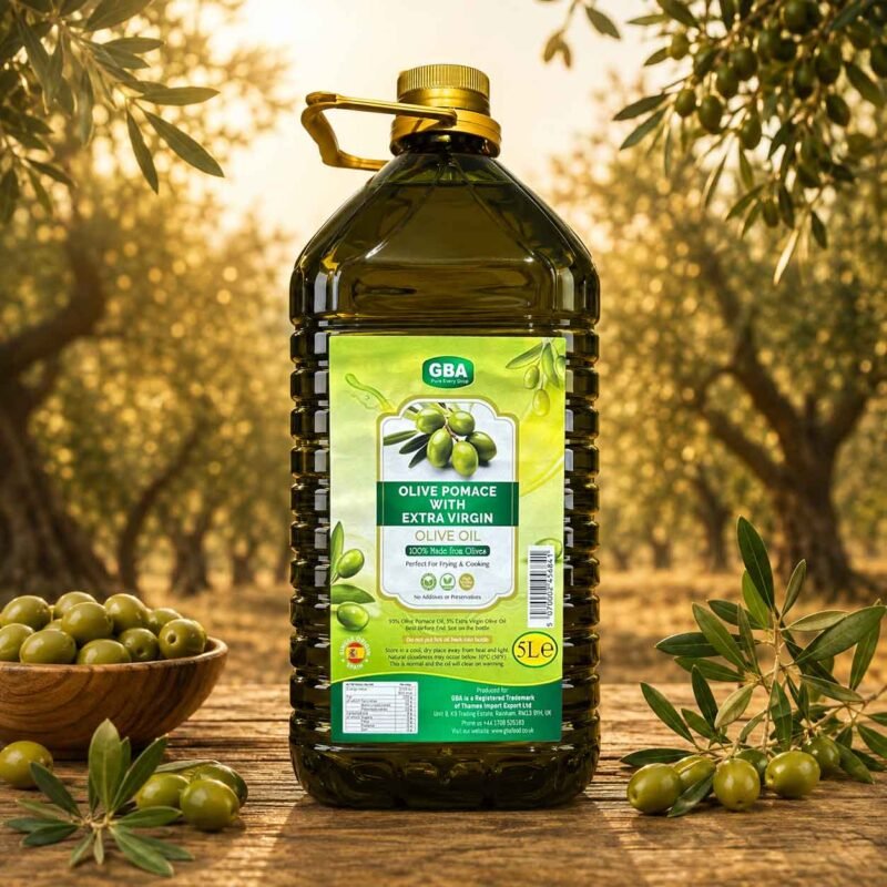 finest European pomace olive oil 5 litre wholesale GBA Food London